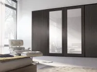 Armadio con ante scorrevolimodernoArmadio a 4 ante scorrevoli con specchi centrali ad incasso  della ditta elli in promo-sconto del 40% Fratelli elli a prezzo ribassato