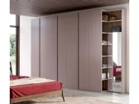 Armadio moderno Armadio a 7 ante con libreria-terminale con specchio di orme in promo-sconto del 40%Ormecon uno sconto imperdibile