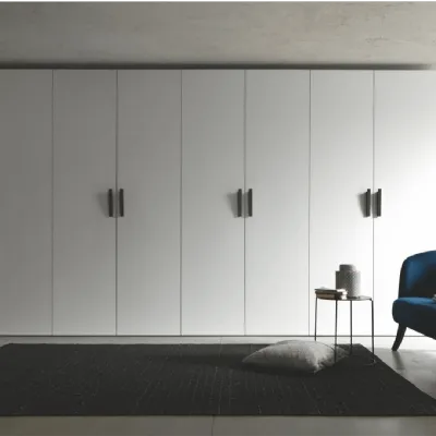 Armadio Mcsmobili mod.Sidney frassinato bianco,45% sconto!