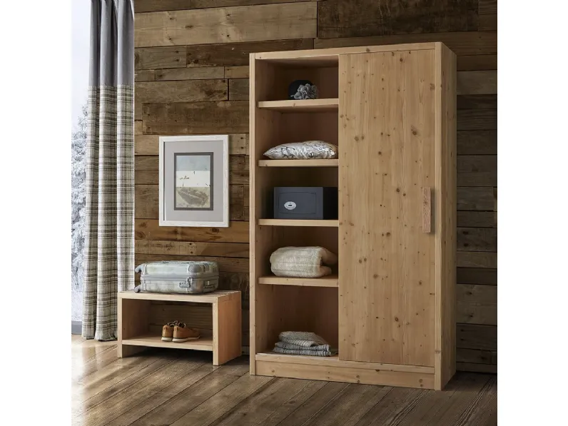 Armadio ante scorrevoli in legno Armadio art 3009 a di Artigianale