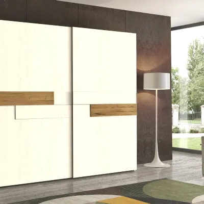 Armadio Armadio art 4008 a realizzato in legno di Artigianale scontato -40%