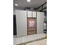 Armadio di Cinquanta3 modello Armadio cinquanta3 con modulo tv in laminato opaco con sconto -55%