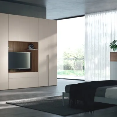 Armadio Armadio con vano-tv di orme in promo del 40% Orme con ante battenti SCONTATO a PREZZI OUTLET