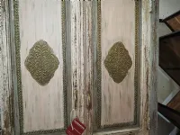 ARMADIO Armadio dipinto indiano shabby in offerta   Outlet etnico in OFFERTA OUTLET