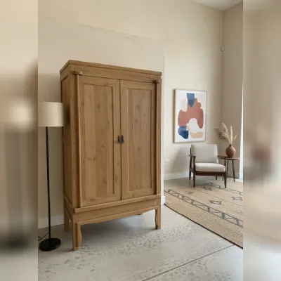 Armadio scontato 31% modello Armadio dispensa teak 110 di Outlet etnico