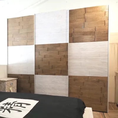 Armadio in legno Armadio in legno etno  bambu  a marchio Nuovi mondi collection scontato -34%