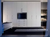 ARMADIO Armadio laccato opaco con vano-tv scontato del 30% di S75 in OFFERTA OUTLET