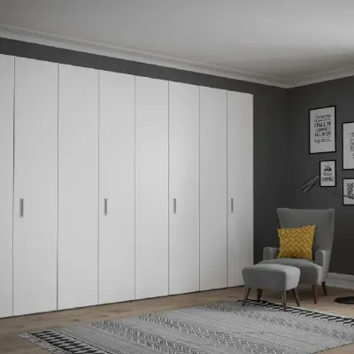 Armadio in laminato opaco Armadio  mod.saks a marchio Giessegi scontato -50%