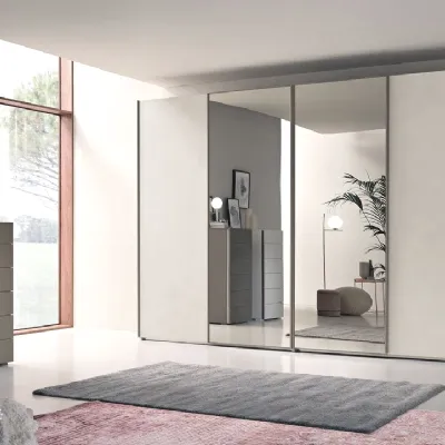 Armadio Armadio mod.town realizzato in laminato materico di Gierre mobili scontato -50%