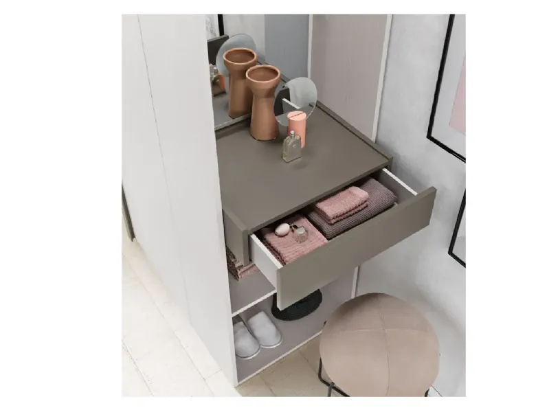 Armadio in laminato materico Armadio mod. town a marchio Gierre mobili scontato -50%