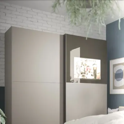 Armadio con ante scorrevoli�moderno�Armadio scorrevole television Munari a prezzo scontato