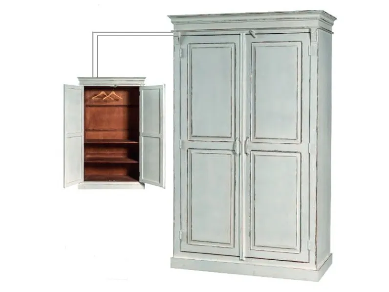 Armadio shabby chic tuscany  Outlet etnico SCONTATO