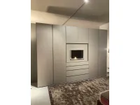 Armadio con ante battentidesignArmadio sinua con porta tv odeon  Sangiacomo a prezzo scontato