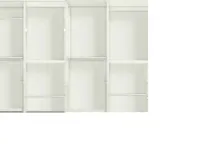Armadio Armadio white frassino 4 ante  scorrevoli in offerta Colombini a quattro ante a prezzo Outlet