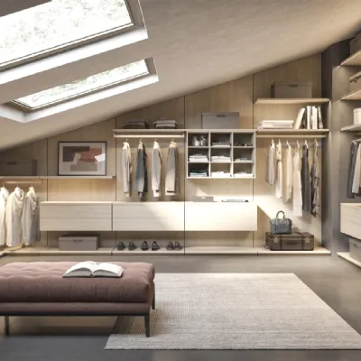 Armadio design con Senza ante modello Dama di Artigianale 