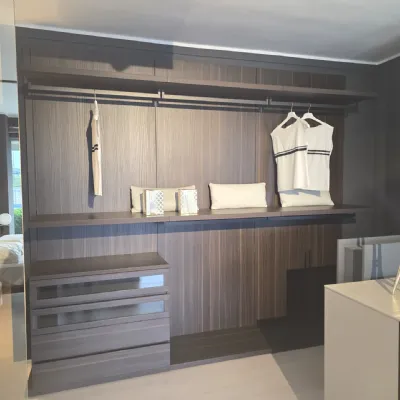 Armadio Cabina armadio con pannelli boiserie Dall'agnese con cabina armadio SCONTATO a PREZZI OUTLET