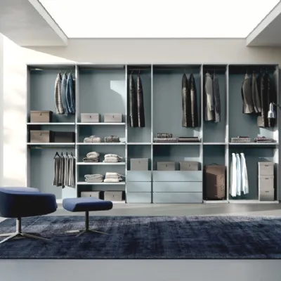 Armadio Cabina armadio flexi Collezione esclusiva a senza ante a prezzo Outlet