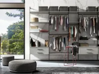 Armadio di Collezione esclusiva modello System soul 8 in laccato opaco con sconto -40%