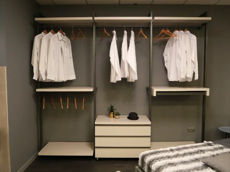 Armadio con cabina armadio�moderno�Kloset Md house a prezzo ribassato