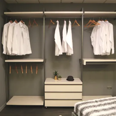 Armadio con cabina armadio�moderno�Kloset Md house a prezzo ribassato