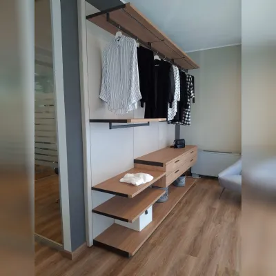 Armadio cabina armadio in laminato opaco Hype di Febal