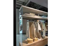 Armadio in legno Air walk-in closet 2096 a marchio Lago scontato -45%