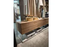 Armadio in legno Air walk-in closet 2096 a marchio Lago scontato -45%