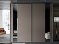 Armadio ante scorrevoli in laminato opaco Comby di Villanova