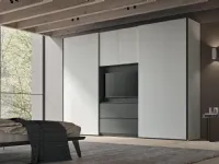 Armadio Scorrevole con vano tv di Mobilgam A PREZZO SCONTATO 25%