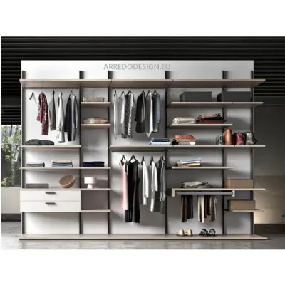 Armadio con cabina armadiomodernoZ04 * Artigianale a prezzo scontato