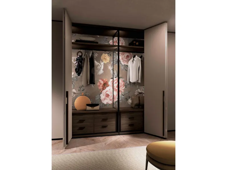 Armadio di Olivieri modello Basic soffietto in laccato opaco con sconto -30%