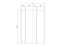 Armadio con ante battenti a Quattro ante Golf due moduli di Colombini casa 