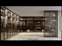 Armadio con ante battenti a prezzo scontato modello Glass up di Dall'agnese 