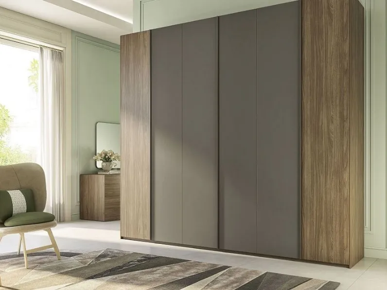 Armadio Armadio a 6 ante mod.bridge in promo-sconto del 50% S75 con ante battenti SCONTATO a PREZZI OUTLET