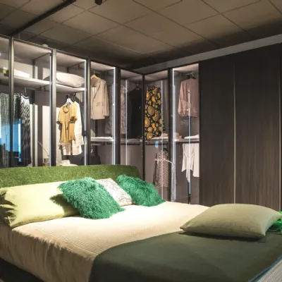 Armadio ante battenti in vetro Perry di Novamobili