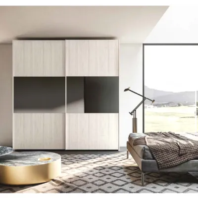 Armadio di Artigianale modello Arm21 in laminato materico con sconto -50%