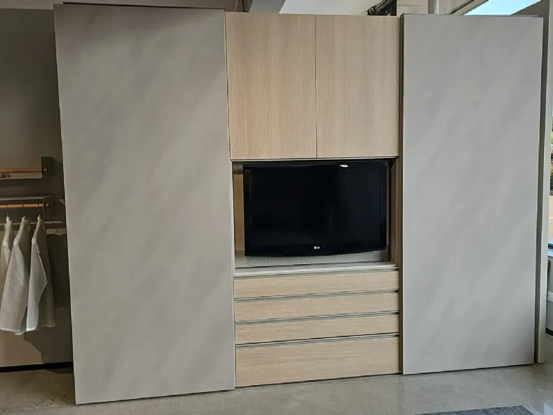 Armadio Armadio ibrido tomasella vista realizzato in laminato materico di Tomasella scontato -35%