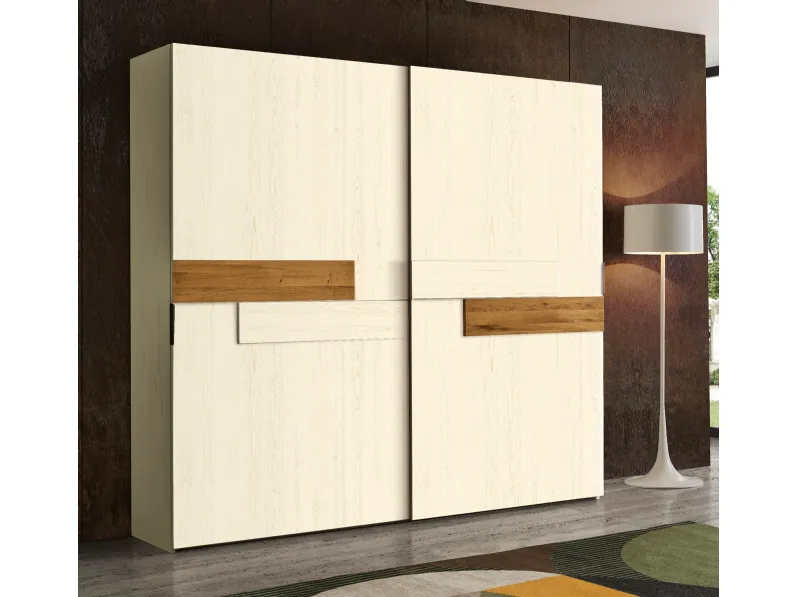 Armadio con ante scorrevolimodernoRovere essence  Collezione esclusiva a prezzo scontato