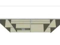 Armadio moderno Armadio a 2 ante scorrevoli  mod glass di S75 a PREZZO OUTLET -41%
