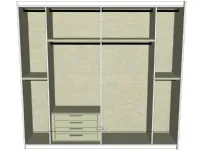 Armadio moderno Armadio a 2 ante scorrevoli  mod glass di S75 a PREZZO OUTLET -41%