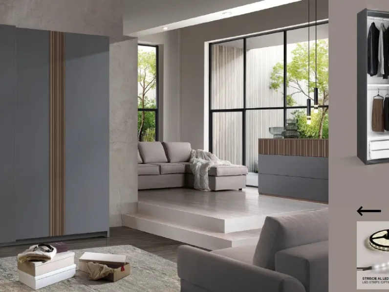 Armadio moderno Armadio marica art 3000 di Artigianale a PREZZO OUTLET -40%