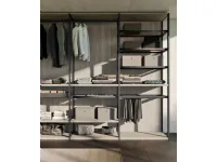 Armadio cabina armadio in legno Cabina armadio skeletro glass di Collezione esclusiva