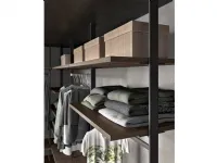 Armadio con cabina armadio modello System metal 9 scontato del 40%