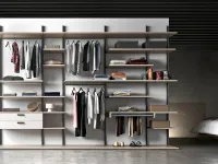 Armadio con cabina armadio a prezzo scontato modello System soul 4 di Collezione esclusiva 