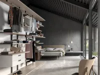 Armadio con cabina armadio a prezzo scontato modello System soul 4 di Collezione esclusiva 