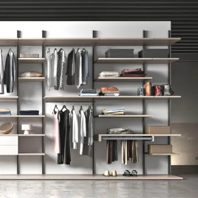 Armadio con cabina armadiomodernoSystem soul 4 Mottes selection a prezzo ribassato