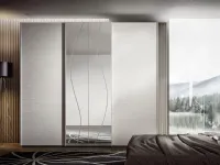 Sconto 40% su Armadio Aurora 3 ante scorrevoli con specchi bicolore. Cin a prezzo scontato!