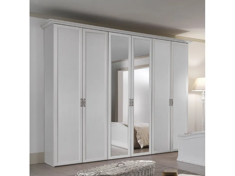 Armadio Dalila mirror Collezione esclusiva con ante battenti SCONTATO a PREZZI OUTLET