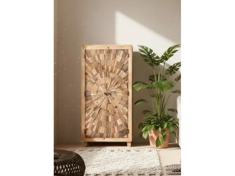 Armadio di Outlet etnico modello Armadio 2 ante walden in legno con sconto -34%
