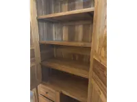 Armadio con ante battenti�design�Armadio 90 teak Outlet etnico a prezzo ribassato